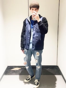 「excelsior」｜「アイテム（その他アウター）」を使った、ionism_Shiroさん（メンズ・178cm）の春コーディネート