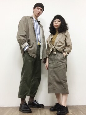 「Dr. Martens（ドクターマーチン）のアイテム（その他シューズ）」を使った、ionism_Shiroさん（メンズ・178cm）の春コーディネート
