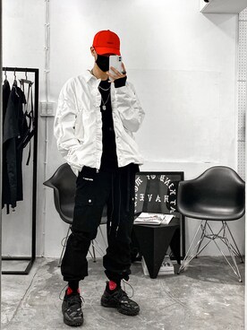 「Ionism（イオニズム）のアイテム（帽子）」を使った、ionism_Shiroさん（メンズ・178cm）の夏コーディネート