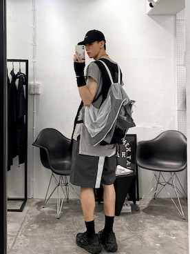 「Ionism（イオニズム）のアイテム（帽子）」を使った、ionism_Shiroさん（メンズ・178cm）の夏コーディネート