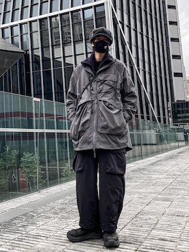 「Slightly Numb（スライトリーナム）のアイテム」を使った、ionism_Shiroさん（メンズ・178cm）の冬コーディネート