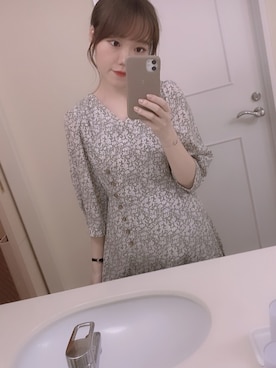 「JUSGLITTY（ジャスグリッティー）のアイテム（ワンピース/ドレス）」を使った、tsukasaさん（レディース・156cm）の秋コーディネート