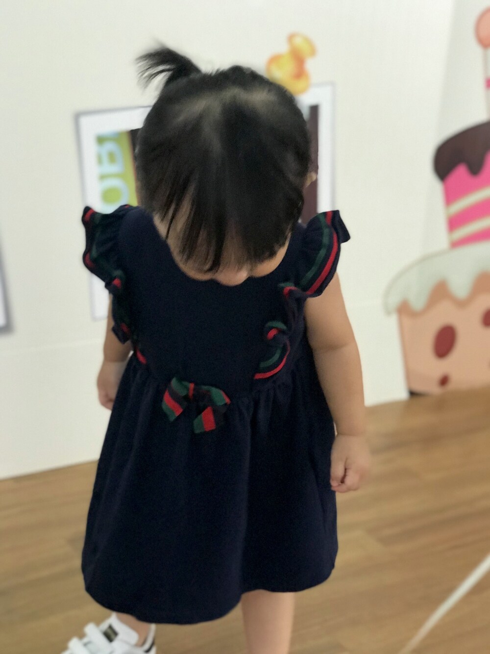 グッチ　キッズ　ドレス　ワンピース　GG 発表会 送料無料 ブランド グッチ 子供服 可愛い ミッキー フレア