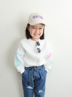 「ユニコーンカラー」｜fuairさん（キッズ・110cm）の冬コーディネート