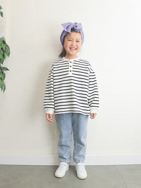 「ボーター」｜fuairさん（キッズ・110cm）の春コーディネート