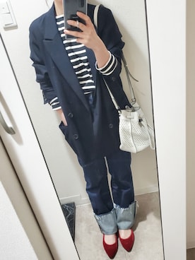 「rag & bone（ラグアンドボーン）のアイテム（バッグ）」を使った、928imayaさん（レディース・154cm）の春コーディネート
