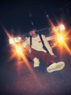 「Pressure（プレッシャー）のアイテム」を使った、Daikiさん（メンズ・170cm）の夏コーディネート