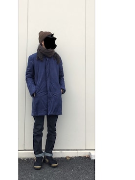 「マックコート」｜HFさん（メンズ・177cm）の秋コーディネート