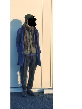 「マックコート」｜HFさん（メンズ・177cm）の冬コーディネート