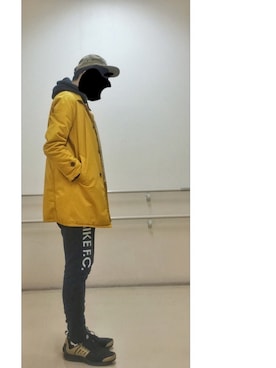 「SEVENDAYS=SUNDAY（セブンデイズサンデイ）のアイテム（キャップ）」を使った、HFさん（メンズ・177cm）の冬コーディネート