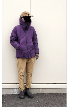 「JOURNAL STANDARD relume（ジャーナルスタンダード　レリューム）のアイテム（ダウンジャケット/コート）」を使った、HFさん（メンズ・177cm）の冬コーディネート