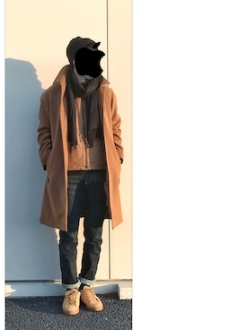 HFさん（メンズ・177cm）の冬コーディネート