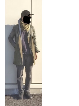 「SEVENDAYS=SUNDAY（セブンデイズサンデイ）のアイテム（キャップ）」を使った、HFさん（メンズ・177cm）の春コーディネート