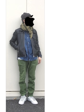 HFさん(メンズ・177cm)の春コーディネート