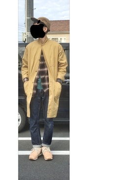 「SEVENDAYS=SUNDAY（セブンデイズサンデイ）のアイテム（キャップ）」を使った、HFさん（メンズ・177cm）の春コーディネート