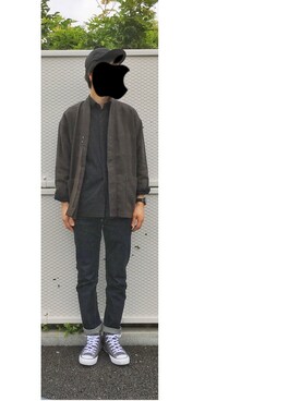 「WORK NOT WORK URBAN RESEARCH（ワークノットワークアーバンリサーチ）のアイテム（その他アウター）」を使った、HFさん（メンズ・177cm）の春コーディネート