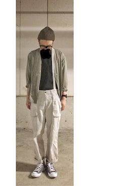 HFさん（メンズ・177cm）の夏コーディネート