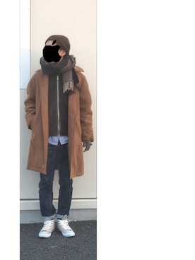 HFさん（メンズ・177cm）の冬コーディネート