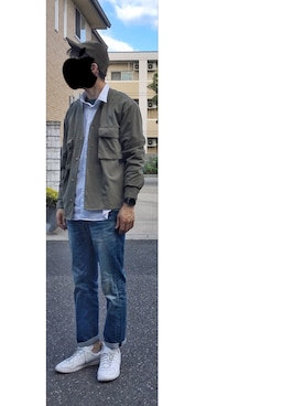 「Rohw master product（ロウマスタープロダクト）のアイテム」を使った、HFさん（メンズ・177cm）の夏コーディネート