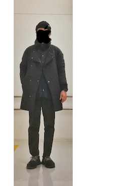 「JOURNAL STANDARD relume（ジャーナルスタンダード　レリューム）のアイテム（帽子）」を使った、HFさん（メンズ・177cm）の冬コーディネート