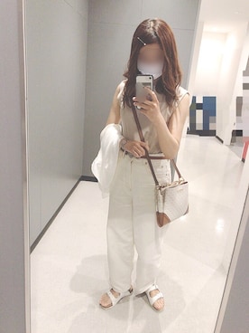 「pocket（ポケット）のアイテム」を使った、ゆきだるまさん（レディース・158cm）の夏コーディネート