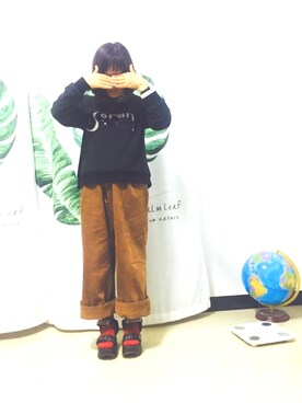 「F（エッフェ）のアイテム」を使った、蛮zarさん（レディース・157cm）の秋コーディネート