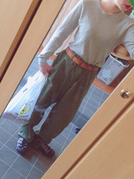 「KEEN（キーン）のアイテム（その他シューズ、ブラック系）」を使った、けろさん（レディース・156cm）の春コーディネート