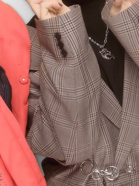 「me（ミイ）のアイテム（アクセサリー）」を使った、sayaka.さん（レディース・152cm）の冬コーディネート