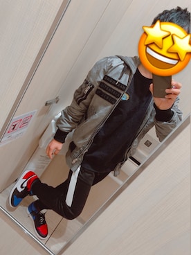「AIR JORDAN」｜「アイテム（テーラードジャケット）」を使った、koseiさん（メンズ・168cm）の春コーディネート