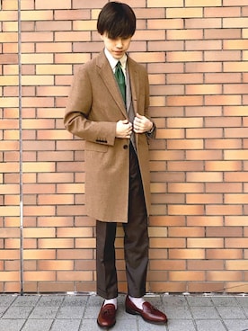 「limited」｜Yuma Fujitaさん（メンズ・170cm）の冬コーディネート