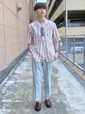 Yuma Fujitaさん（メンズ・170cm）の夏コーディネート
