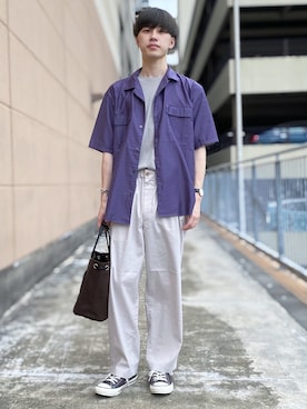 Yuma Fujitaさん（メンズ・170cm）の夏コーディネート