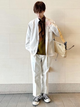 Yuma Fujitaさん（メンズ・170cm）の冬コーディネート