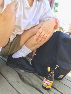 「アイテム（アナログ腕時計）」を使った、ミクロさん（レディース・163cm）の夏コーディネート