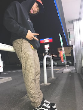 「2018マイベストコーデ」｜「アイテム（キャップ）」を使った、こーよーさん（メンズ・173cm）の冬コーディネート