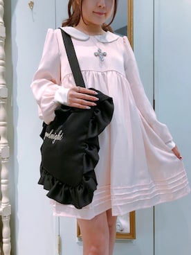 「アイテム（ネックレス、ピンク系）」を使った、RoseMarie seoir officialさん（レディース・160cm）の春コーディネート