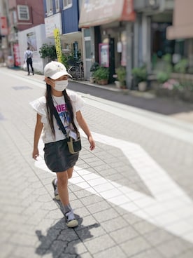 「reversal（リバーサル）のアイテム」を使った、yreyre ☾⋆ ̊さん（キッズ・125cm）の夏コーディネート