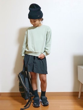 「Marc by Marc Jacobs（マークバイマークジェイコブス）のアイテム（バッグ）」を使った、yreyre ☾⋆ ̊さん（キッズ・128cm）の秋コーディネート
