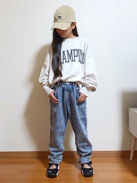 yreyre ☾⋆ ̊さん（キッズ・128cm）の秋コーディネート