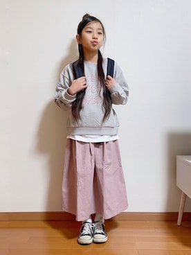 「Marc by Marc Jacobs（マークバイマークジェイコブス）のアイテム（バッグ）」を使った、yreyre ☾⋆ ̊さん（キッズ・129cm）の冬コーディネート