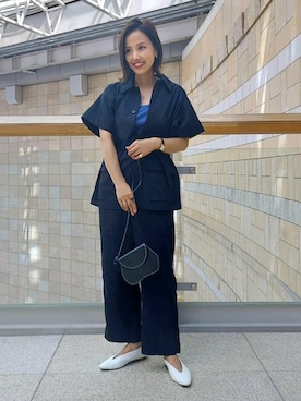 軍地　オデット エ オディール スタッフさん（レディース・160cm）の夏コーディネート