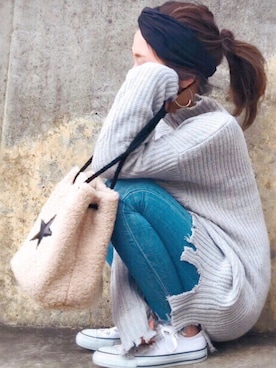 cocoさん（レディース・153cm）の冬コーディネート