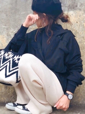 cocoさん（レディース・153cm）の冬コーディネート