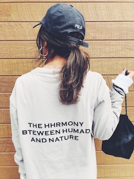 「off white（オフホワイト）のアイテム（ブレスレット）」を使った、cocoさん（レディース・153cm）の春コーディネート