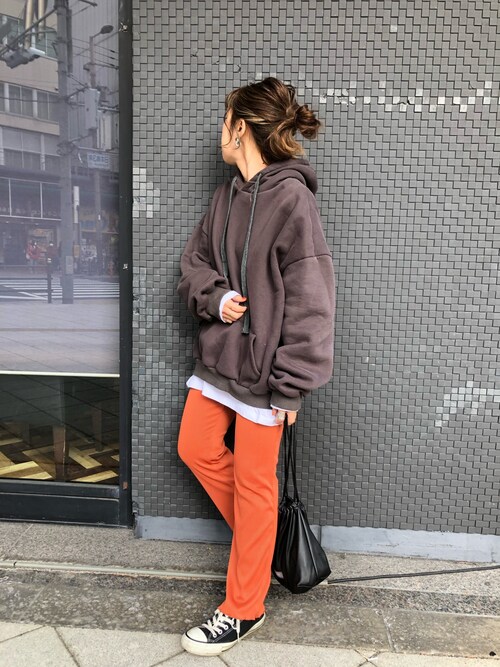 via j ヴィアジェイ 裏起毛無地パーカー CANAL JEAN（キャナルジーン）の「via j(ヴィアジェイ) 