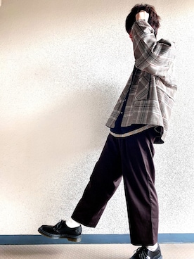 「Daniel Wellington」｜「アイテム（ブルゾン）」を使った、すけっちさん（メンズ・180cm）の冬コーディネート