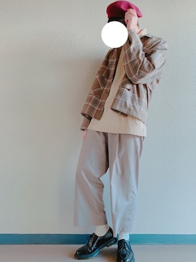 「MONKEY TIME（モンキータイム）のアイテム（ブルゾン）」を使った、すけっちさん（メンズ・180cm）の冬コーディネート
