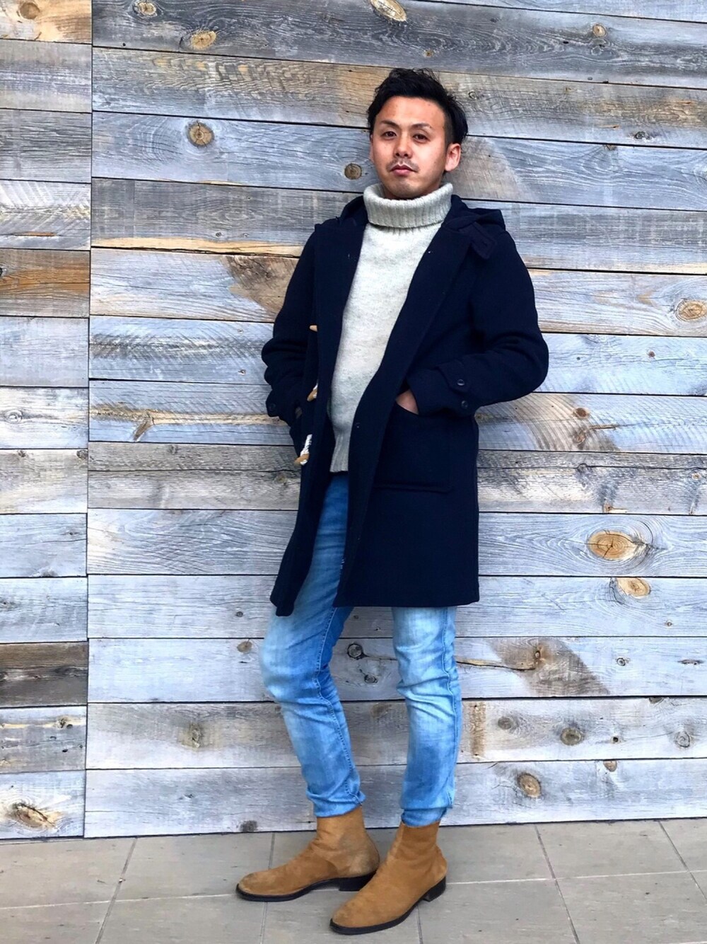 Ron Hermanのダッフルコートを使った人気ファッション