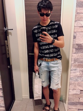 「三代目」｜Yu さん（メンズ・175cm）の夏コーディネート