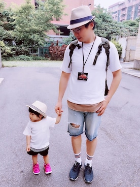 「HARE（ハレ）のアイテム（ソックス/靴下）」を使った、JeffCさん（メンズ・180cm）の春コーディネート